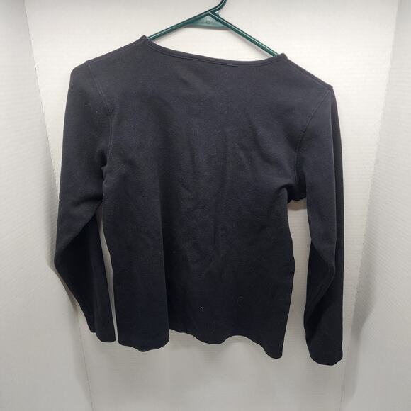 Peanut butter & jelly Christmas present long sleeve shirt Women's Small - Black0 - Picture 2 of 3